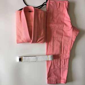 Uniformes de competición de entrenamiento de Judo Gi de Jiu-Jitsu brasileño profesional (BJJ) en colores Negro Azul blanco rosa - Product Image 4
