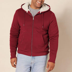 Sudadera con capucha para hombre transpirable con cremallera completa Fabricante OEM Opciones de impresión de logotipo personalizado y soporte de etiqueta privada - Product Image 4