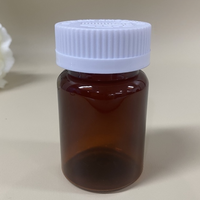 Bouteille de médecine en PET brun en 60CC - 36mm - 20g Comprimé Capsule Conteneur Bouteille de pilules en plastique avec bouchon à vis Vietnam Manufacture