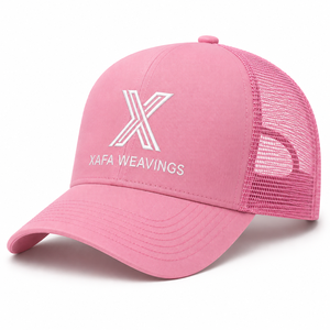 Gorra Trucker de Malla de 6 Paneles Personalizada con Logotipo de Hoja Bordado en 3D, Gorra de Béisbol Estructurada Unisex de Poliéster/Algodón Premium para las Cuatro Estaciones - Product Image 3