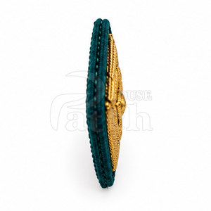 Parche bordado a mano de lujo con hilo de alambre, aplique decorativo para coser en sombreros, prendas y accesorios. - Product Image 4