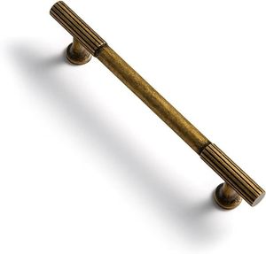 Customizable Brass Pull Handle for Kitchen Drawers <b>Hardware</b> with Sleek Sturdy Ergonomic Modern Design for Everyday Use - Product Image 6