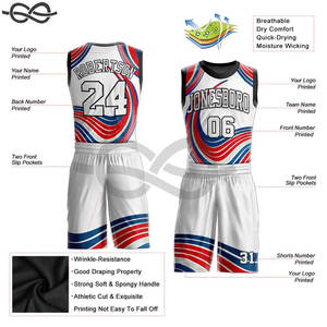 Maillot de basket-ball pour hommes de haute qualité Offre Spéciale uniforme en maille respirante Logo personnalisé BSCI en gros Polyester nouveau short - Product Image 6