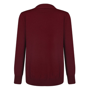 Cárdigan de punto acanalado de manga larga para mujer, de color liso, con bolsillos, cuello en V, estilo casual, para otoño - Product Image 2
