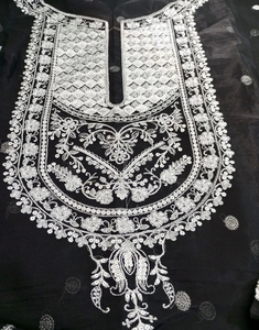 Ventes en gros de costumes et robes de soirée pour femmes en hiver, en mousseline de soie, style ethnique indien et pakistanais, OEM - Product Image 3