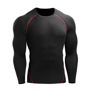 Haute qualité unisexe Rash Guard Nylon Spandex Gym entraînement pour adultes Fitness Gym porter des vêtements de sport Rash Guard pour hommes personnalisé - Product Image 3
