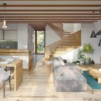 Maisons clés en main hautement isolées à prix compétitif en Chine, composants modulaires européens, maison préfabriquée économique en bois