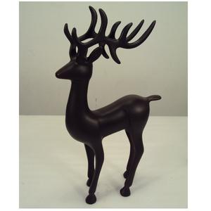 Adorno navideño de Reno de aluminio marrón oscuro para el hogar, sala de estar, mesa de Navidad, artículo decorativo - Product Image 6