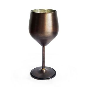 Antique Look Copper <b>Wine</b> Cup Vine Gall <b>Goblet</b> 500ml Capacity Country Style Turkey Origin - Product Image 1