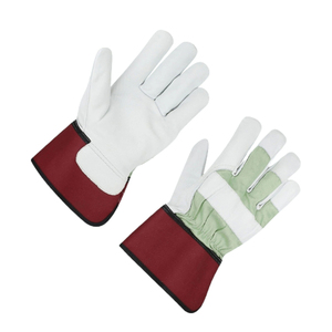 Recién llegado, guantes de trabajo de cuero de grano, construcción, minería Industrial, trabajo de Metal, guante de trabajo de seguridad para madera para hombres - Product Image 1
