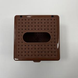 [Usine directe] Vietnam carré boîte à mouchoirs en plastique alimentaire-Safe PP Design moderne OEM/ODM Logo personnalisé approvisionnement en vrac - Product Image 3