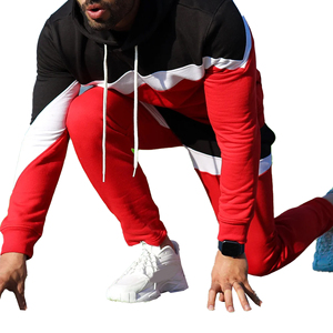 Vente en gros Vêtements de rue décontractés solides pour l'hiver Vêtements de sport pour hommes, vêtements de jogging deux pièces imprimés, top ventes, vêtements de sport pour hommes - Product Image 6