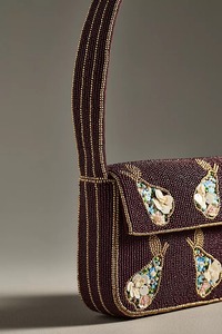 Luxe 2023 femmes fabriqué à la main Jacquard soirée mariage pochette nouvelle Collection indien perlé coton doublure à la main filles - Product Image 6