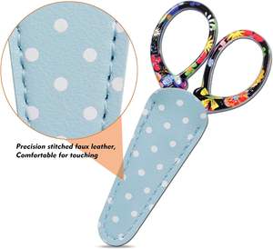 Tijeras DE ASEO profesional para el cuidado personal Depilación facial y recorte de cejas de Nariz de oreja Acero inoxidable Recto fino - Product Image 4