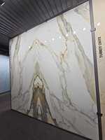 Carrelage en porcelaine Glacier White Jade 1600*3200*9mm, aspect marbre, ardoise, granit, moderne, pour mur intérieur, îlot de cuisine