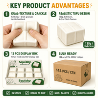 Mainan Blok Susun Southpeak Tofu Squishy, Mainan Fidget, Mainan Sensorik, Mainan Remas, Grosir, Pabrik, OEM, Toko