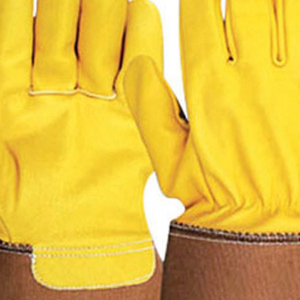 Gants de travail en cuir de paume simple épais pour les travaux industriels, gants de travail renforcés, gants de sécurité - Product Image 6