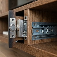 Meuble TV mural moderne et minimaliste en bois massif, centre de divertissement modulaire personnalisé, éco-responsable, grande capacité, pour salon