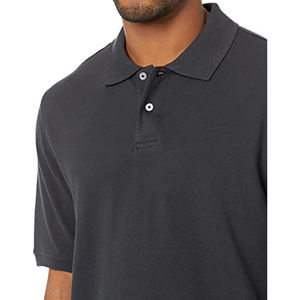 Polos bordados de hombre de talla grande con logotipo personalizado Camiseta Polo de punto de alta calidad para hombre - Product Image 2