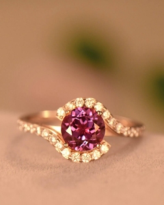 Anillo de oro de 18kt con Esmeralda creada en laboratorio, nuevo diseño de lujo, anillos de joyería fina de oro macizo con anillo de diamantes reales - Product Image 3