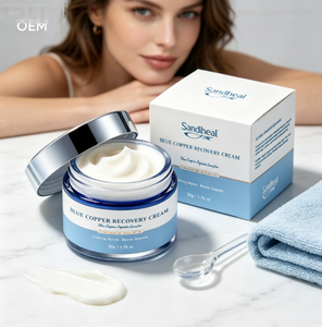 Crème réparatrice professionnelle au cuivre bleu – Hydratant facial intensif réparateur et anti-âge |   OEM - Product Image 5