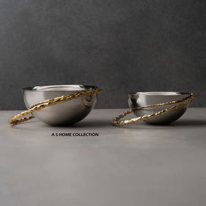 Tazón de Servir de Diseño de Mariposa, Estilo Nórdico Moderno, de Aluminio Metálico de Lujo, Ecológico, para Uso en la Cocina, Centro de Mesa - Product Image 4