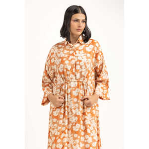 ชุดลำลอง WM-DRS-WS25-701 คอปกสี่เหลี่ยม เอวยางยืด ตกแต่งซิป ระบายอากาศได้ดี โปร่งแสง สำหรับสาวออฟฟิศ ทรงปกติ - Product Image 1