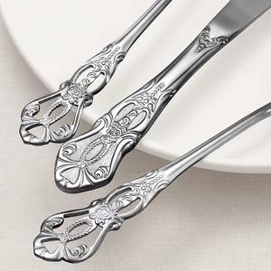 Couverts de qualité supérieure ensemble de vaisselle en acier inoxydable Style occidental durable couteau fourchette cuillère couverts pour hôtels - Product Image 4