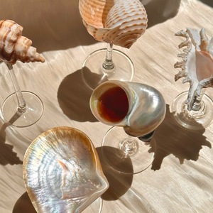 แก้วไวน์เปลือกหอยทำด้วยมือสำหรับตกแต่งบาร์และรีสอร์ท - Product Image 4