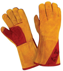 Gants de soudage en cuir à manches longues résistants à la chaleur pour soudeur, barbecue, manipulation des animaux, sports de plein air décontractés - Product Image 5