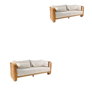 Venta caliente moderno al aire libre seccional jardín teca Premium sofá muebles de madera - Product Image 4