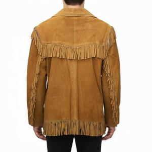 2026 <b>Vintage</b> Fringe Style Leather Cowboy <b>Jacket</b> for Everyday Western Fashion Quality Finish and Strong Durable Material Design - Product Image 6