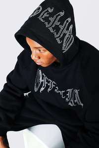 Ensemble sweat-shirt et pantalon de survêtement blanc surdimensionné imprimé personnalisé OEM, qualité supérieure, jogging unisexe, tenue de sport confortable - Product Image 5