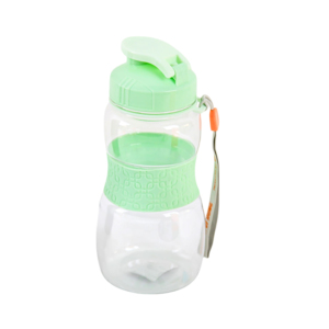 ขวดน้ำพลาสติกปลอดสาร BPA สำหรับเล่นกีฬา พร้อมหูจับกันลื่น ฝาเปิดแบบพลิก สายคล้องคอ เหมาะสำหรับตั้งแคมป์ ออฟฟิศ ยิม เด็กๆ โรงเรียน ขวดน้ำแบบใช้ซ้ำได้ จำนวนมาก - Product Image 1
