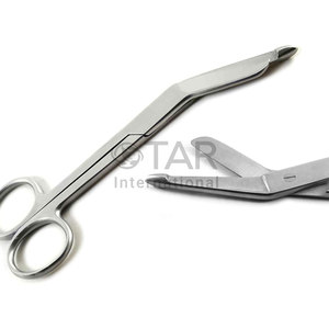 Nouvelle arrivée 14cm pansement ciseaux pansement pince ensemble en acier inoxydable Lister pansement ciseaux premiers soins Medic Instruments - Product Image 2