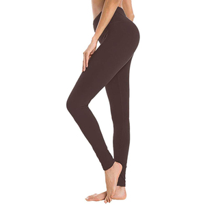 Entrenamiento Fitness Yoga Pantalones Sin costuras Levantamiento de cadera Pantalones de cintura alta Elástico Tight Ladies Yoga Leggings - Product Image 3