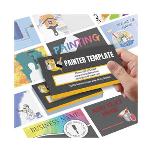 Tarjetas de visita personalizadas con plantillas de servicios de pintura Diseño de tarjeta de visita personalizado con logotipo y plantillas - Product Image 1