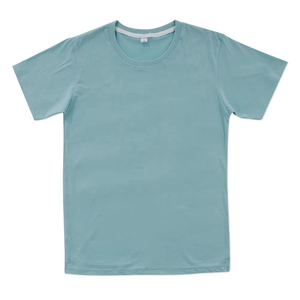 เสื้อยืดผ้าฝ้าย100% สำหรับผู้ชายแขนสั้นแบบลำลองออกแบบได้เอง - Product Image 5