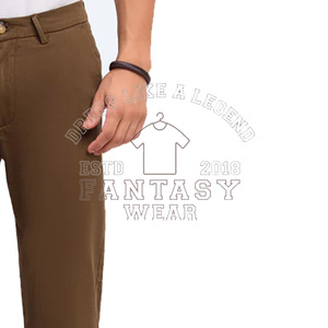 Pantalones Chinos Elásticos para Hombre de Alta Calidad y Premium FANTASY WEAR OEM 2026, Pantalones Casuales Cómodos con Diseño y Logotipo Personalizados - Product Image 2