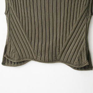 Chaleco de Punto con Cuello Alto de Moda Otoño 2025 ZATRHMBM, Chaleco Informal Retro sin Mangas Versátil para Mujer - Product Image 6