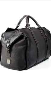 Bolsas de Viaje de Fin de Semana de Cuero Genuino de Lujo con Forro de Poliéster de Gran Capacidad, Duraderas y Económicas - Product Image 5