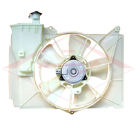 Conjunto de Ventilador de Radiador CHIN LANG CL-4184B para VIOS 02-03 VITZ 00-04 SCION XA/XB 04-06 (OE 16711-21030 16361-23050) 12V Nuevo