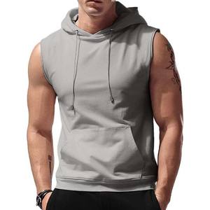 Wholesale <b>Men's</b> High Quality Fitness Vest Cotton Breathable Sports Vest <b>Sleeveless</b> <b>Hoodie</b> Custom Logo Design <b>Men's</b> Clothing 2025 - Product Image 1