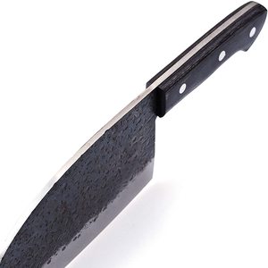 Couteau de chef fait à la main, design serbe, lame en acier damas, couperet forgé pour la cuisine, tranchage, hachoir de boucher OEM - Product Image 3