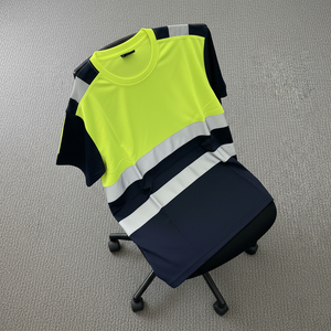 Camisas de Seguridad de Alta Visibilidad para Hombre con Cinta Reflectante, Ropa de Trabajo Transpirable y Cómoda, Camisa de Trabajo de Alta Visibilidad para Hombre - Product Image 3