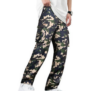Pantalones Cargo tácticos informales para hombre, pantalones impermeables de algodón 100% para exteriores, estilo ligero de cintura media para primavera y verano - Product Image 2