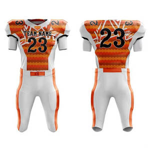 ชุดอเมริกันฟุตบอลแบบมืออาชีพสำหรับทีมแข่งขัน ด้วยดีไซน์ผ้าที่ระบายอากาศได้ดี - Product Image 1