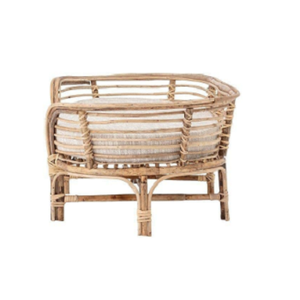 Prix de gros 100% fait à la main lit en osier en forme de chat pour animaux de compagnie berceau en rotin naturel et bambou pour animaux de compagnie - Product Image 5