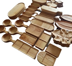 Vente en gros Plateau de service en bambou avec poignée personnalisée Plateau de service en bois à partir de 99 Gold Data Vietnam - Product Image 1