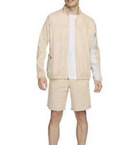 Vêtements de sport personnalisés avec logo brodé Ensemble de shorts en nylon pour hommes Ensembles de vestes coupe-vent respirantes à fermeture éclair pour hommes Bon marché OEM - Product Image 1